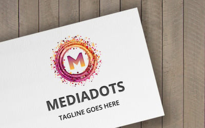 MediaDots (Letter M) Logo Template