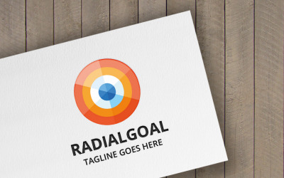 Radial Goal Logo Template