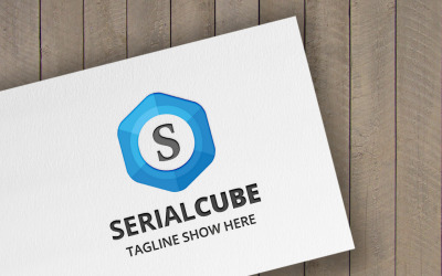 Serial Cube -Letter S Logo Template