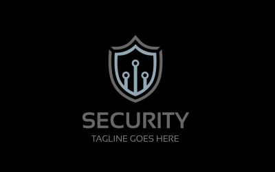 Modelo de logotipo de segurança
