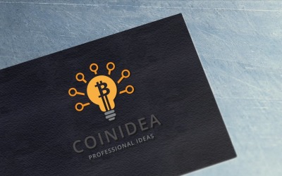Münze Idee Logo Vorlage