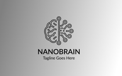 Nano Brain Logo Template