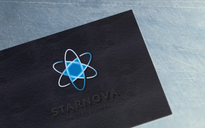 Plantilla de logotipo de Starnova