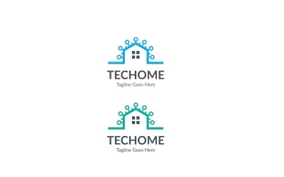 Plantilla de logotipo de Techome
