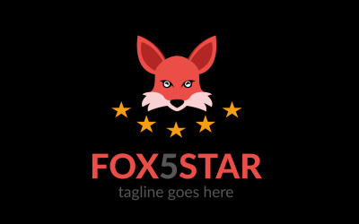 Szablon Logo 5 gwiazdek Fox