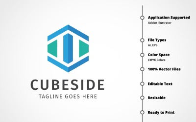 Cubeside Logo Template