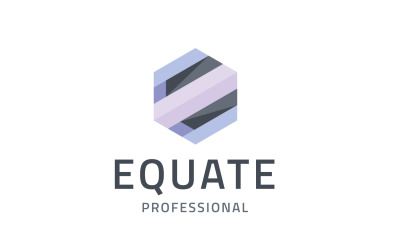 Equate - Modèle de Logo lettre E