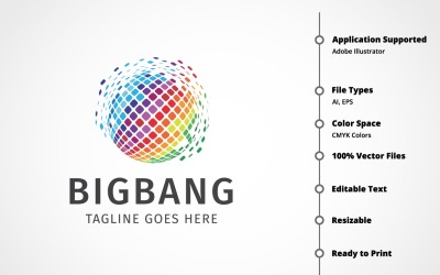 Modelo de logotipo Bigbang