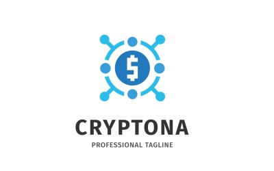 Plantilla de logotipo de Crypto Coin