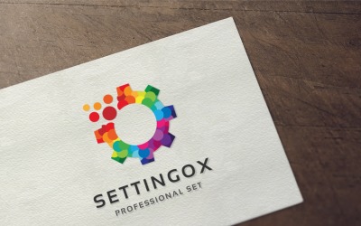 Settingox modello di logo