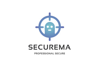 Szablon logo bezpieczeństwa spyware