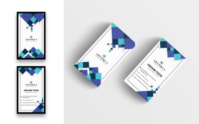 Business Card-02-Vertical - Corporate Identity Template