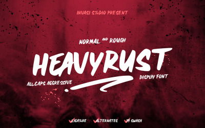 Heavyrust | Display Font