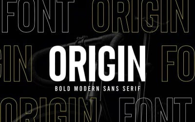 Origin - Bold Retro Sans Serif Font