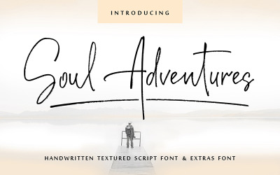 Soul Adventures Texturált + Extrák Betűtípus