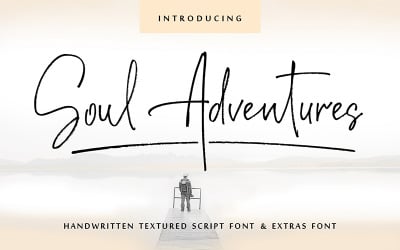 Soul Adventures Textured + Extras Schriftart