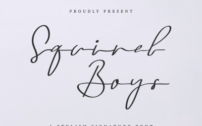 Squirel Boys typsnitt