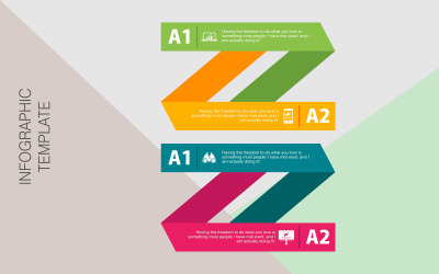 Elementi di infografica modello di banner