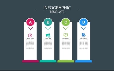 Elementi di infografica modello di banner