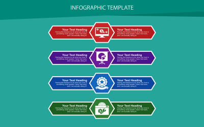 Elementos de infografía de plantilla de diseño