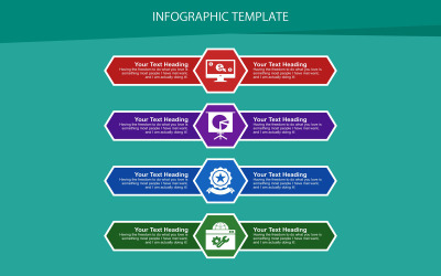 Éléments d&amp;#39;infographie de modèle de conception