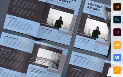 Realtor Brochure Bifold - Corporate Identity Template