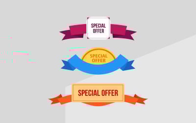 Ribbon Design Mall Infographic Elements