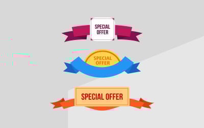 Стрічка шаблон дизайну інфографіки елементів