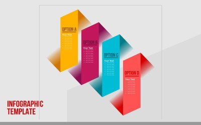 Tasarım Şablonu İnfografik Elemanları