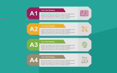 Tasarım Şablonu İnfografik Elemanları