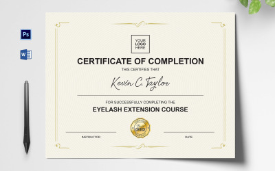 Modello di certificato di bordo semplice