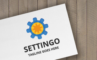 Plantilla de logotipo de Settingo
