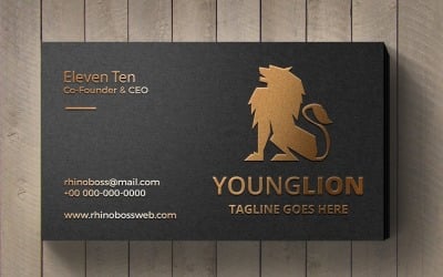 Young Lion Logo Logo Template