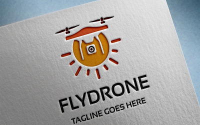 Fly Drone Logo Template