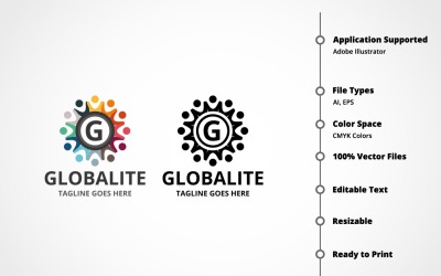 Letter G - Globalite Logo Template