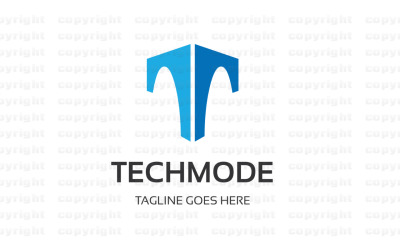Letter T - Tech Mode Logo Template