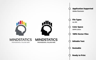 Mind Statics logó sablon