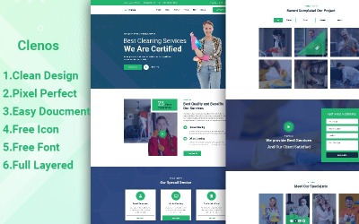 Clenos - Modèle PSD de nettoyage