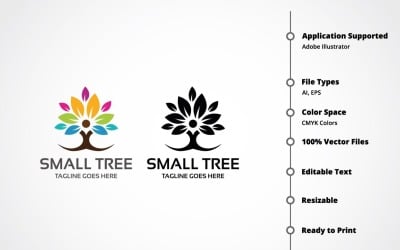 Small Tree Logo Template
