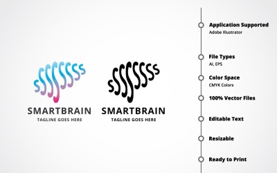 Smart Brain Logo Template