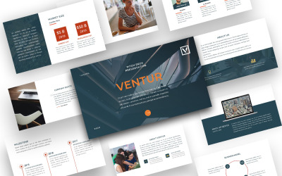 Corporate Business Creative Pitch Deck PowerPoint šablony