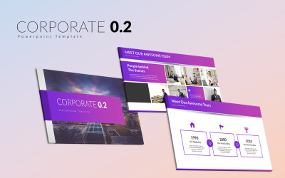 Kurumsal 0.2 Sunum PowerPoint şablonu