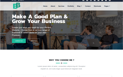 BB Multipurpose Business Modern Bootstrap Responsive Website Template