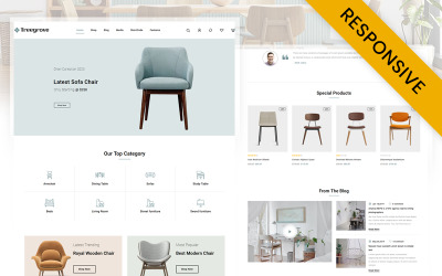 Treegrove - Furniture Store WooCommerce Teması