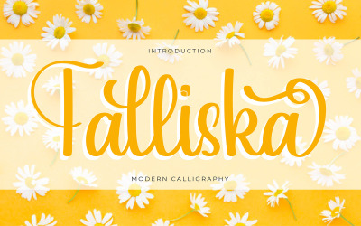 Falliska | Moderne Kalligraphie-Schriftart