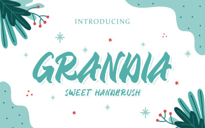 Grandia - Handborstel Lettertype