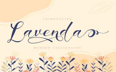 Lavenda | Moderní kaligrafie písmo
