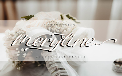 Meryline | Moderne kalligrafie lettertype