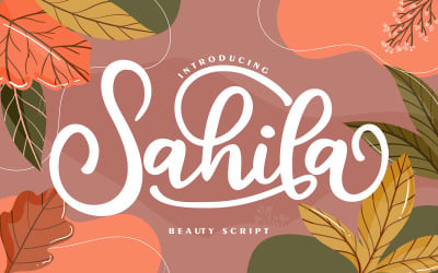 Sahila | Schoonheid cursief lettertype