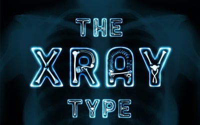 Шрифт X-Ray з радіаційним ефектом PSD